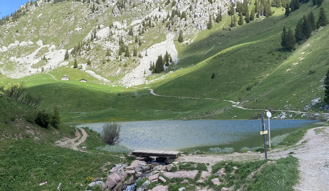 La Chapelle d&rsquo;Abondance : Mise en jambes au Lac d&rsquo;Arvouin
