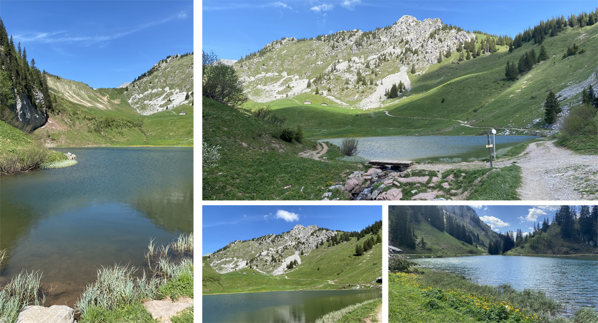 Arrivée lac d'Arvouin