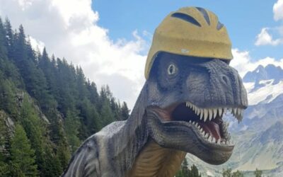 Émosson : sentier du site à empreintes des dinosaures